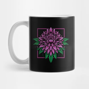 Purple Flower Mug